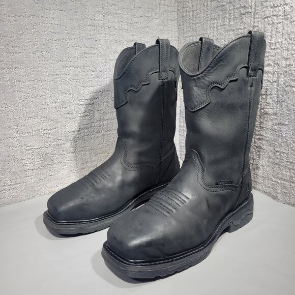 Dan Post Blayde Men's Size 10EW Black Leather Steel Toe Waterproof Boots DP69450 - Picture 6 of 12